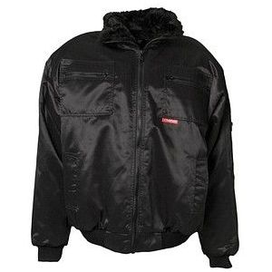 Planam Outdoor winter heren gletscher pilotenjack zwart model 0334 maat XXXL