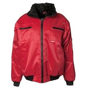 Planam Outdoor winter heren gletscher pilotenjack rood model 0338 maat XL