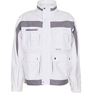 Planam taillejas Plaline, maat 46, 1 stuks, zuiver wit/zink, 2503046