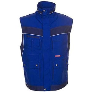 Planam 2531 Plaline vest - Optimale veiligheid en comfort - Kleur: koningsblauw/marineblauw - Maat: 68