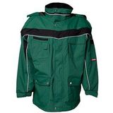 PLANAM® unisex Winterjacke PLALINE grün, schwarz Größe S