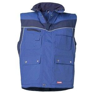 Planam Winter vest ""Plaline"" maat M in korenblauw/marine, meerkleurig, 2581048
