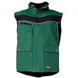 PLANAM® unisex Winterweste PLALINE grün, schwarz Größe S