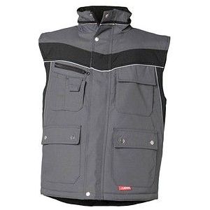 Planam wintervest Plaline, maat L, leisteen/zwart, 2586052