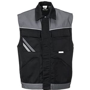 Planam Highline heren vest zwart leisteen zink model 2713 maat 4XL