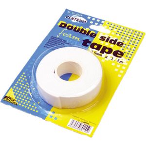 Tape - Dubbelzijdig - Foam - 19mm x 1,5m