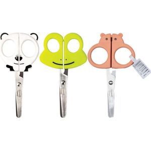 24 - Schaar - Geronde Punt - Assorti Kleuren - 12cm