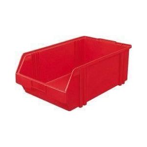 LA-KA-PE Magazijnbak | L500/450xB300xH180 mm | PS rood | 10 stuks - LK1 ROT LK1 ROT