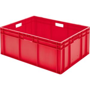 Stapelbare transportbak 800x600x320 mm rood