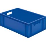 Stapelbare transportbak 600x400x210 mm blauw