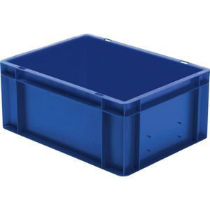 LA-KA-PE Transportstapelbak | L400xB300xH175mm | blauw PP | zijwanden gesloten | 1 stuk - TK400/175-0 BLAU TK400/175-0 BLAU