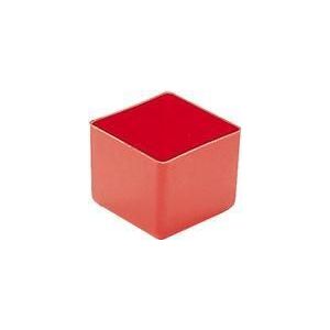 LA-KA-PE Inzetbak | 49 x 49 x 40 mm | rood PK | voor schuifladen en assortimentskisten | 25 stuks - E40-4 ROT E40-4 ROT
