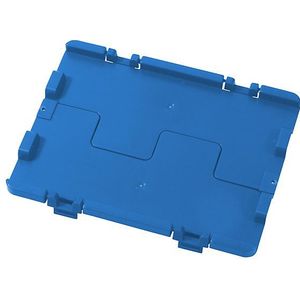 LA-KA-PE Scharnierdeksel | PP L600xB400mm | blauw met scharnier | 4 stuks - VTK/D600K BLAU VTK/D600K BLAU