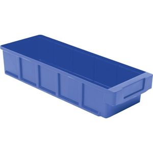 LA-KA-PE Stellingbak | L400xB152xH83mm | blauw polypropyleen | 10 stuks - VKB 400/152 BLAU VKB 400/152 BLAU