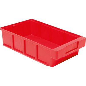 LA-KA-PE Stellingbak | L300xB186xH83mm | rood polypropyleen | 8 stuks - VKB 300/186 ROT VKB 300/186 ROT