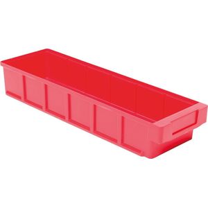 Kleine-onderdelenbox VKB 500x152x83 mm rood