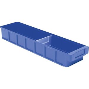 LA-KA-PE Stellingbak | L600xB152xH83mm | blauw polypropyleen | 10 stuks - VKB 600/152 BLAU VKB 600/152 BLAU