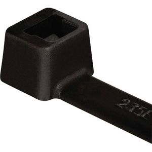 Hellermann 111-14860 T150R-W-BK Kabelbinder schwarz (100 Stück)
