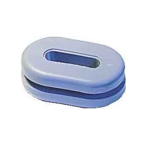 HV1205-PVC-BK-M1 Kabeldurchführung Klemm-Ø (max.) 10 mm Plattenstärke (max.) 4 mm - Hellermanntyton