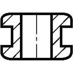 HELLERMANNTYTON Durchführungstülle, 633-02180, Schwarz, PVC, ∅ 6 mm, 1 Stück