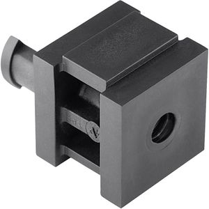 VP-S6-7Ins-sgl-PL-BK (20) Einfachtülle halogenfrei Kunststoff Schwarz 20 St. - Hellermanntyton