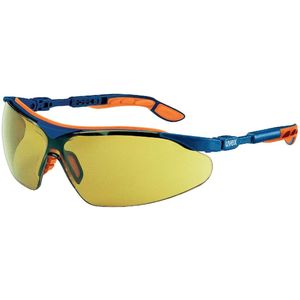 Uvex veiligheidsbril i-vo 9160-520 blauw/oranje amberkleurige lens UV 2-1.2 optidur NCH