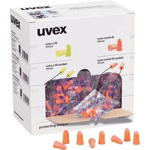 Uvex Oordopjes Com4-Fit - 200 paar