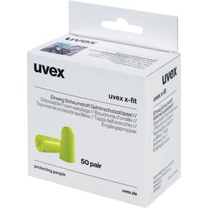 UVEX oordoppen X-fit. 50 paar in minidispenser