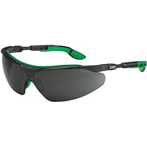 Uvex I-VO Beschermende bril voor werk, lasapparaat, gekleurde lenzen, krasbestendig en anti-condensbestendig