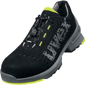 Uvex 1 veiligheidssandalen - werkschoenen S1P - breedte 10 - maat, zwart lime, 50 EU