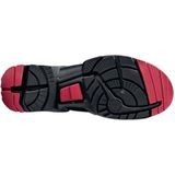 Uvex 1 X-Tended Support werkschoenen - S3-veiligheidsschoenen voor dames en heren - rood-zwart, Zwart/Rood, 36 EU
