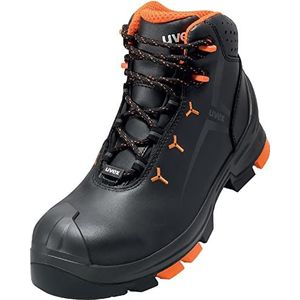 Uvex 2 6503244 Sicherheitsstiefel S3 Größe: 44 black, Orange 1 pair