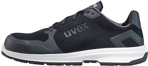 Uvex 1 Sport S3 ESD - Veiligheidsschoenen - Zwart - Microvelours - Ademend