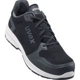 Uvex - 1 Sport S3 ESD - Veiligheidsschoenen - Zwart - Microvelours, Antislipzool, Ergonomisch
