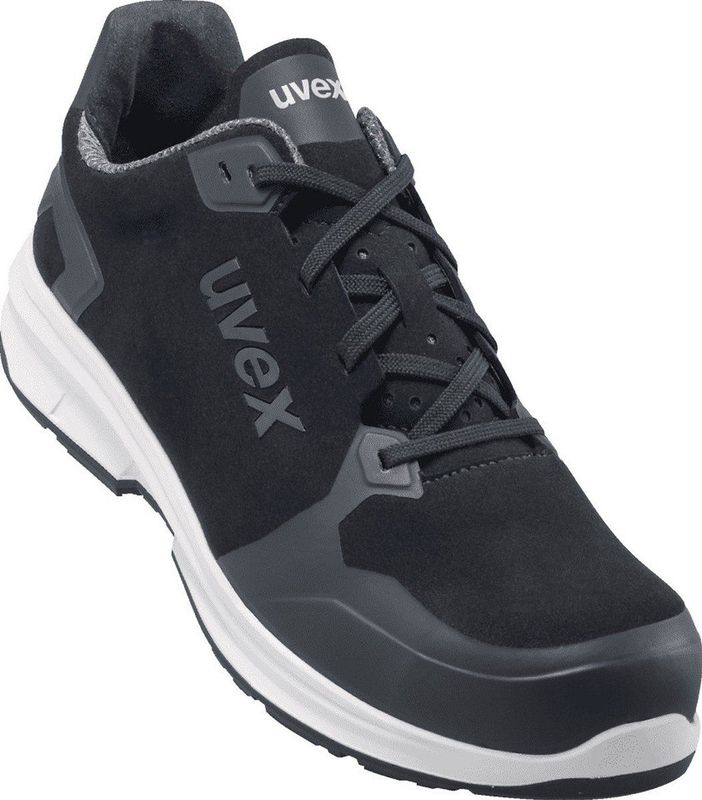 Uvex - 1 Sport S3 ESD - Veiligheidsschoenen - Zwart - Microvelours, Antislipzool, Ergonomisch