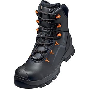 Uvex 2 VIBRAM model 65303 S3 CI HI HRO SRC winterlaarzen, zwart/oranje, PU/rubber, breedte 12, 41 maat