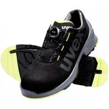 Uvex - 1 - Werkschoenen - Zwart - Leer