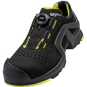 Uvex - 6568 6568240 Sicherheitshalbschuh S1P Schuhgröße (eu): 40 Schwarz/Gelb 1 Paar
