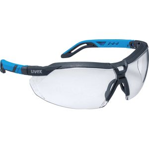 Uvex Veiligheidsbril i-serie, i-5 lens helder, antraciet/blauw