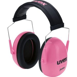 Kinderoorkappen roze Uvex