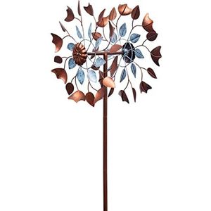 Windvanger HQ Metal Wind Spinner: Copper Leaf Duett 110223 Brons 36 x 122 cm