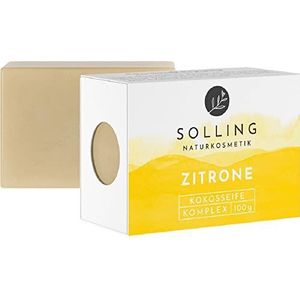 SOLLING - Naturkosmetik - Citroen Kokoszeep - 100 g - Handzeep