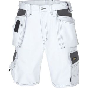 teXXor - Bermuda - Korte Werkbroek - Wit/Grijs - Maat 58
