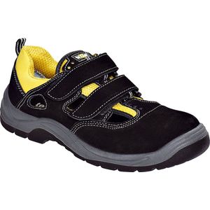 teXXor S1-Sicherheitsklettsandale Romans Schwarz/Gelb-46