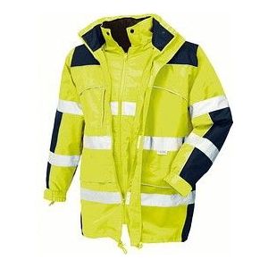 Toronto Veiligheidsparka, waterdicht, winddicht, geel, XXL