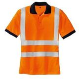 TeXXor® Warnschutz Polo-Shirt sylt leuchtorange 75% Poly. 25% Baumw. 7029XL