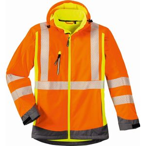 4PROTECT Warnschutz-Shirt Warn-Wetterschutz-Softshell-Jacke Houston