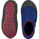 FALKE Cosyshoe antislip noppen merinowol huissokken pantoffels kinderen blauw