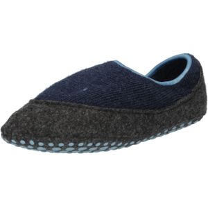 FALKE Cosyshoe Huissokken - Blauw - Merinowol - Antislip Noppen