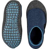 FALKE Cosyshoe Huissokken - Blauw - Merinowol - Antislip Noppen